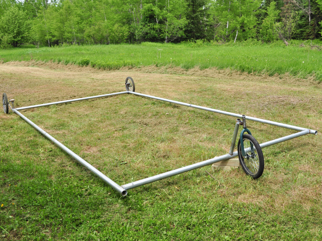 PortaPen Poultry Tractor - portable frame